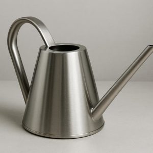 Stainless Steel Modern Watering Can with Ergonomic Handle
